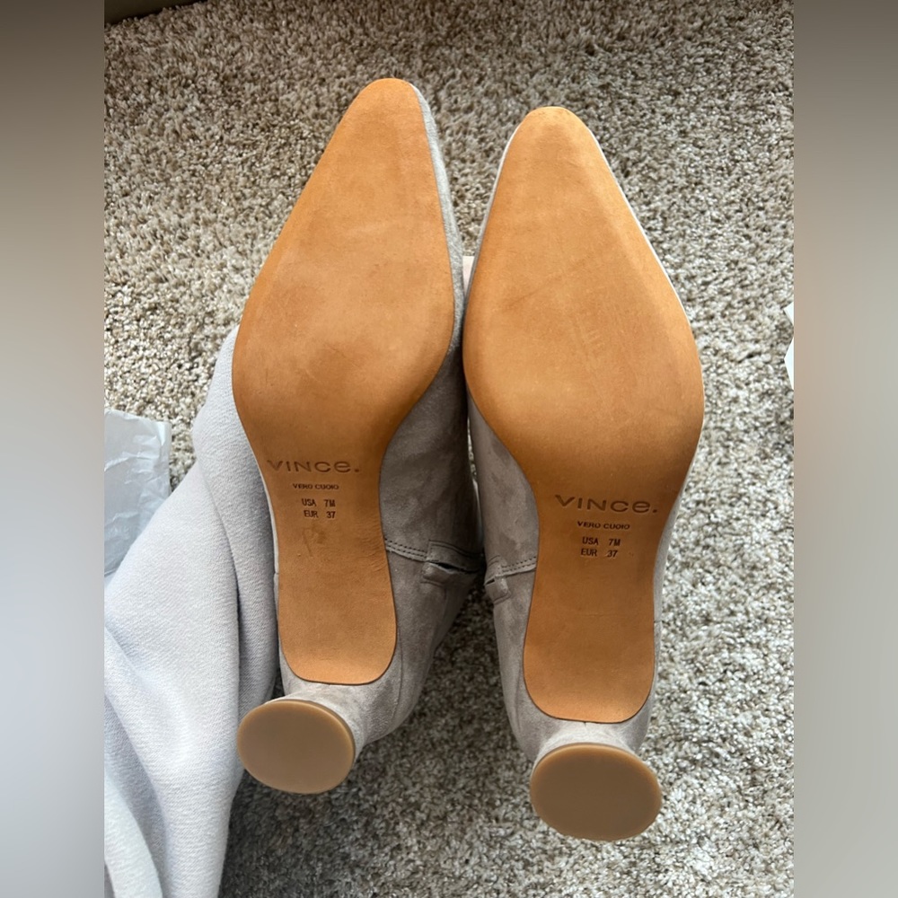Vince Gray Ankle Boots - Picture 6 of 9